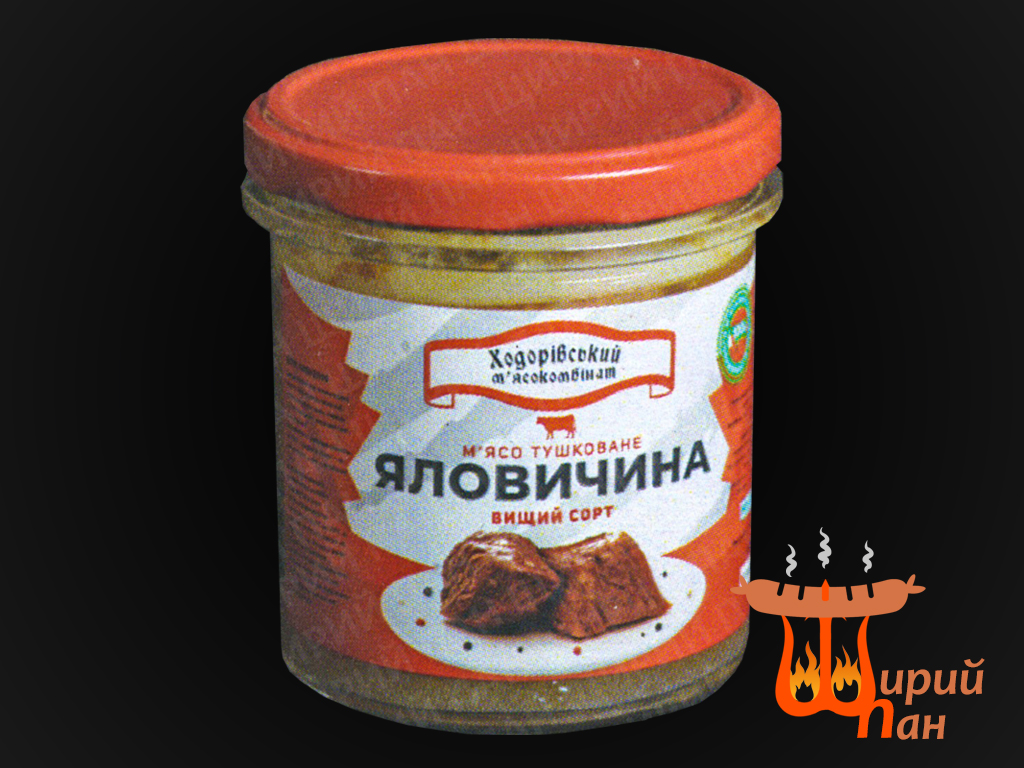 М'ясо тушковане яловичина